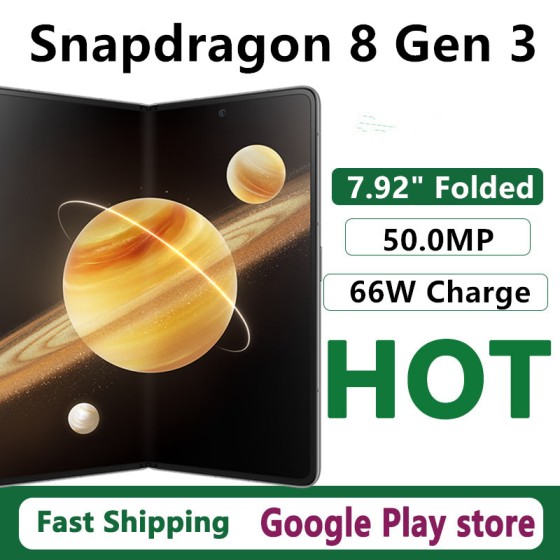DHL Fast Delivery Honor Magic V3 Cell Phone 7.92" OLED Folded Screen 66W Charge 5150mAh 50.0MP Camera Snapdragon 8 Gen 3 OTA