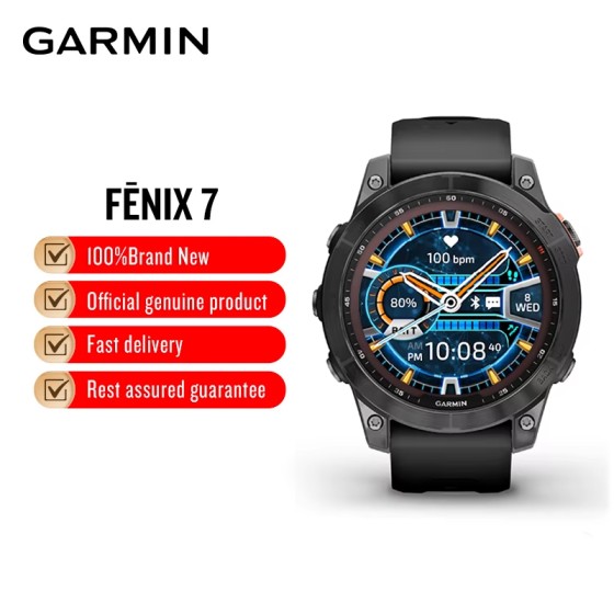 Garmin Fenix 7 Solar DLC Blood Oxygen Heart Rate Dual Frequency GPS Running Walking Snow Skiing Intelligent smartwatch