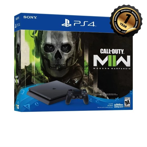 Sony PlayStation 4 Slim Call of Duty Modern Warfare II Bundle 1TB PS4 Gaming Console, Jet Black