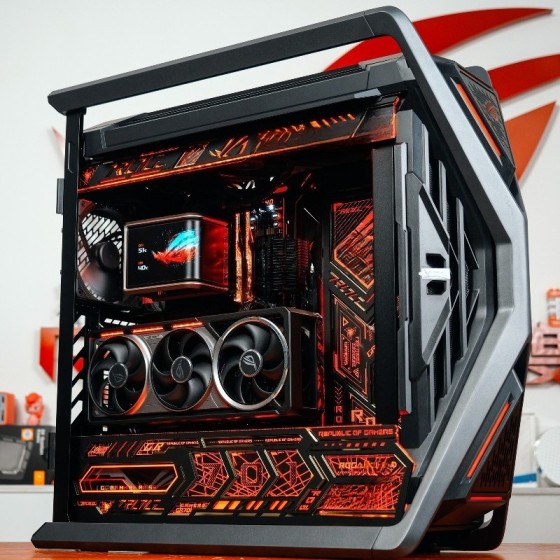 ROG family bucket computer host 9800X3D 9950X3D 5090 Yagami game machine saving machine