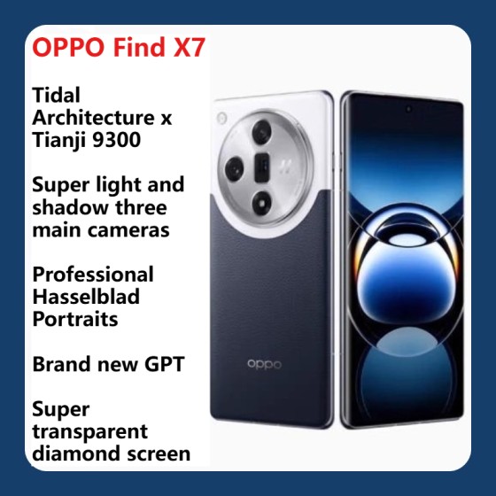 OPPO Find X7 5G Smartphone 50MP Main Camera + 64MP Periscope Lens Dimensity 9300 120Hz Display Smartphone Mobile Phones